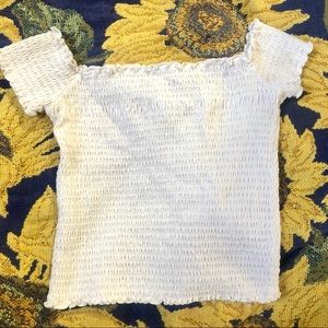 White Hollister Top